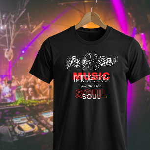 En Tri-matière T-shirt Musique apaise l'âme