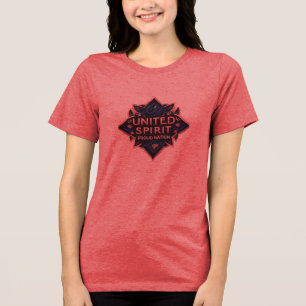 En Tri-matière T-shirt Nation Fière de l'esprit uni