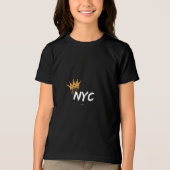 En Tri-matière t-shirt noir. (Recto)