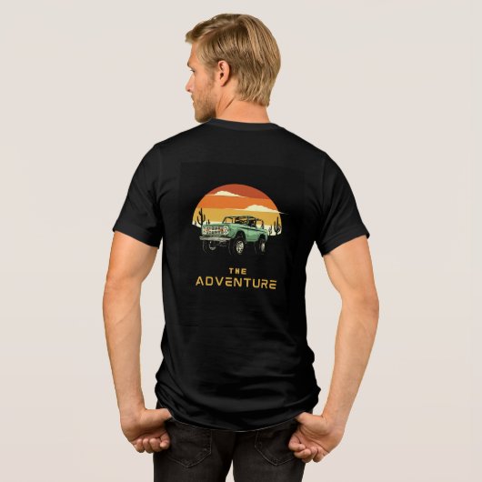 En Tri-matière T-shirt noir (Verso intégral)