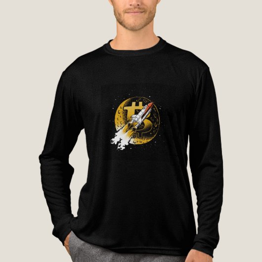 En Tri-matière T-shirt noir fusée (Recto)