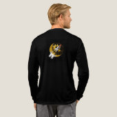 En Tri-matière T-shirt noir fusée (Verso complet)
