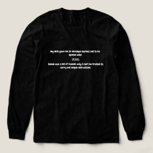 En Tri-matière T-shirt noir mari