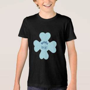 En Tri-matière T-shirt noir pour jeunes NOEL SPORT