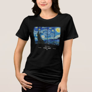 En Tri-matière T-Shirt Nuit étoilée de Vincent Van Gogh
