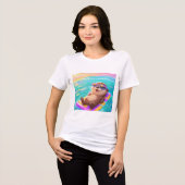 En Tri-matière T-shirt Otter relaxant (Recto plein)