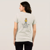 En Tri-matière T-Shirt Pas d'allergies (Verso intégral)
