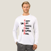 En Tri-matière T-shirt père (Recto complet)