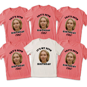 En Tri-matière T-Shirt personnalisé pour l'équipage d'anniversair