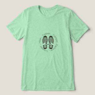 En Tri-matière T-shirt personnalisé pour randonnée aventure Ran