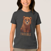 En Tri-matière T-Shirt "Petit Paw "Difficultés"" (Recto)
