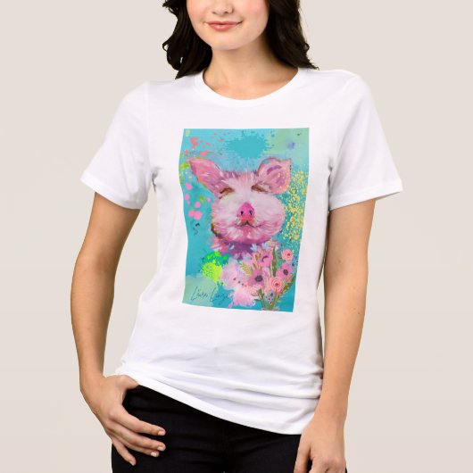 En Tri-matière T-shirt Piggy (Recto)