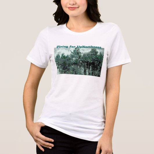 En Tri-matière T-shirt Pining pour UpNorthness - (Recto)