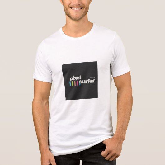 En Tri-matière T-shirt Pixel Surfer (Recto)