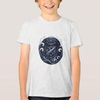 En Tri-matière T-shirt pour enfants Geometric Racing | Style de v