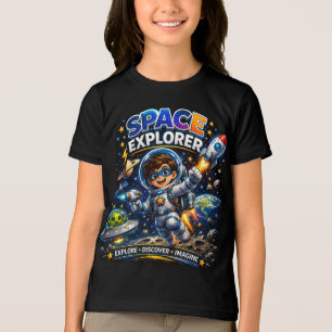 En Tri-matière T-shirt pour enfants sur l'espace Explorateur de