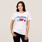 En Tri-matière T-shirt pour femmes (Recto plein)
