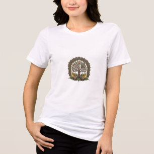 En Tri-matière T-Shirt pour femmes Art du patrimoine de l'arbre d