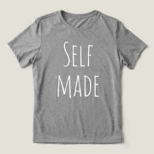 En Tri-matière T-shirt pour femmes fait par soi-même
