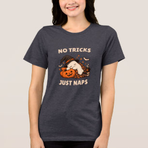 En Tri-matière T-shirt pour femmes fantôme mignon Pas de tours ju