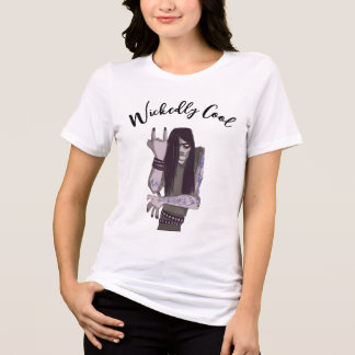 En Tri-matière T-shirt pour femmes « Spooky Vibes – Conception Ha