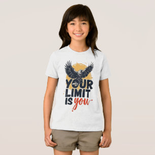 En Tri-matière T-Shirt pour filles à graphisme scintillant doux p