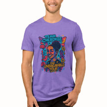 T-shirt pour hommes Team Cherokee Unbreakable Tour