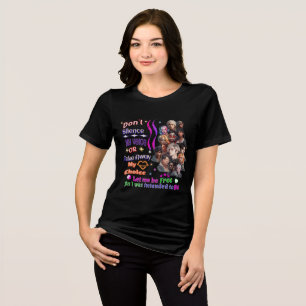 En Tri-matière T-shirt pour la liberté d'expression/choix/droits