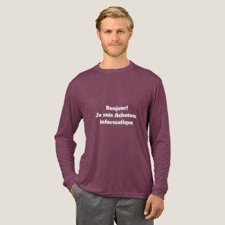 En Tri-matière T-Shirt pour l'Acheteur informatique