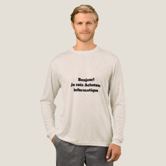 En Tri-matière T-Shirt pour l'Acheteur informatique