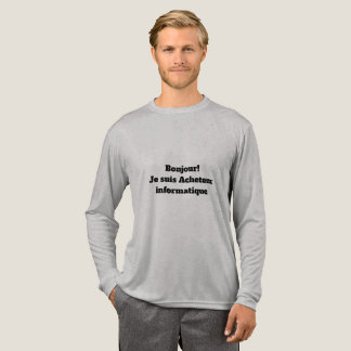 En Tri-matière T-Shirt pour l'Acheteur informatique