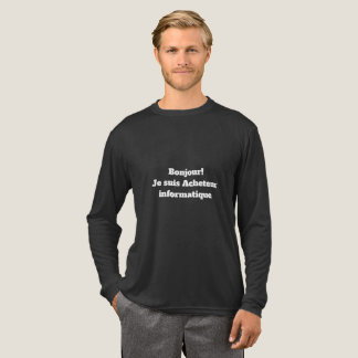 En Tri-matière T-Shirt pour l'Acheteur informatique