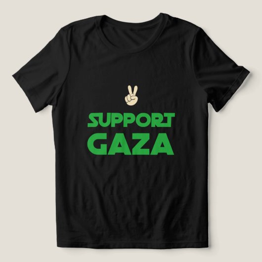 En Tri-matière T-shirt pour le génocide à Gaza (Design Recto)