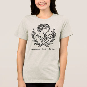 En Tri-matière T-shirt pour le personnel OBGYN post-partum