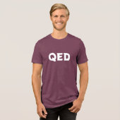 En Tri-matière T-Shirt QED (Recto plein)