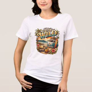 En Tri-matière T-Shirt Reste Sauvage | Aventure, Nature & Esprit
