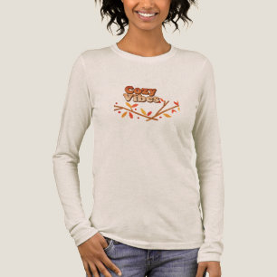 En Tri-matière T-shirt rétro "Cosy Vibes"   les années 70 Dégradé