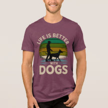 T-Shirt Rétro Coucher de Soleil 'La Vie est Mieux