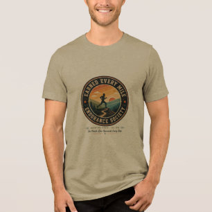 En Tri-matière T-shirt rétro pour coureur de trail Endurance Earn