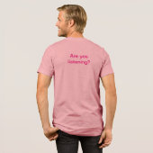En Tri-matière T-shirt rose homme (Évier)