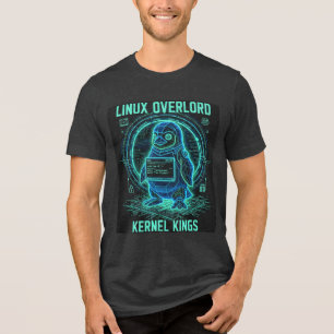 En Tri-matière T-Shirt seigneur Linux rois du noyau