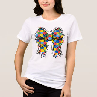 En Tri-matière T-shirt sensibilisation sur l'autisme