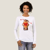 En Tri-matière T-Shirt sentiments de vache (Recto complet)