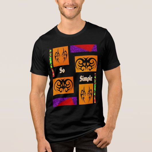 En Tri-matière T-Shirt si simple (Recto)