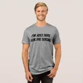 En Tri-matière T-shirt social (Recto plein)