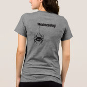 En Tri-matière T-shirt Spider Halloween (Verso)