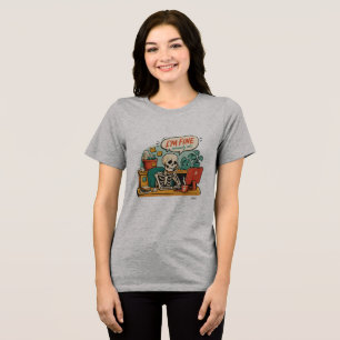 En Tri-matière T-Shirt squelette I'm Fine