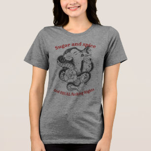 En Tri-matière T-shirt sucre et épices