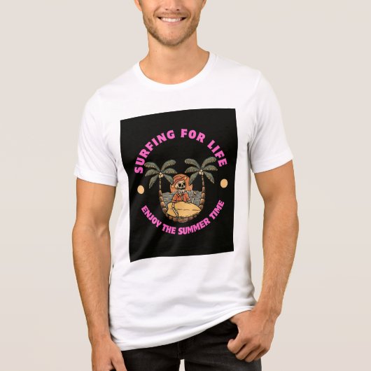 En Tri-matière T-shirt Surfing (Recto)