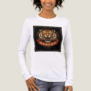 En Tri-matière T-Shirt Tête de Tigre Banabo